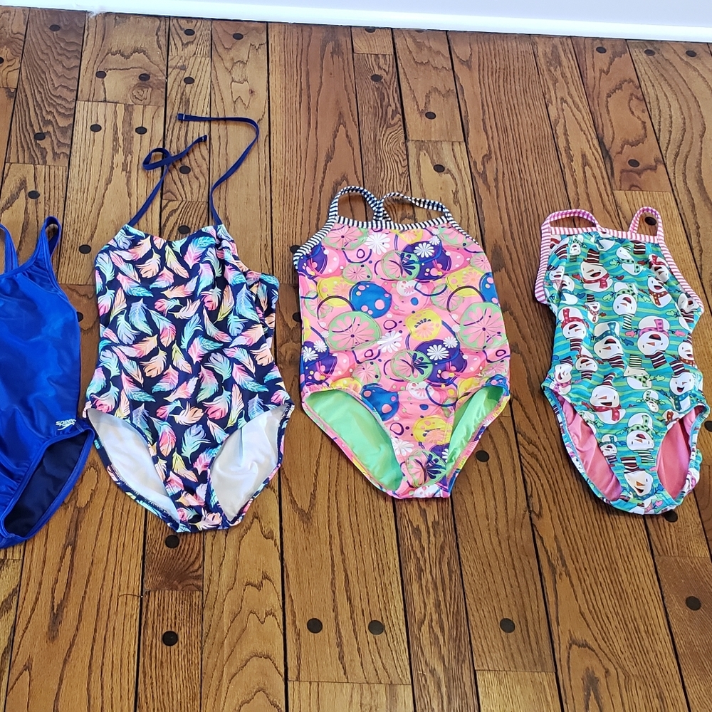 Girls bathing suit lot
